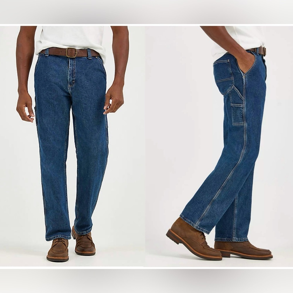 NWT LEE WORKWEAR Men’s Colton Loose Fit Legendary Carpenter Jeans 32x32